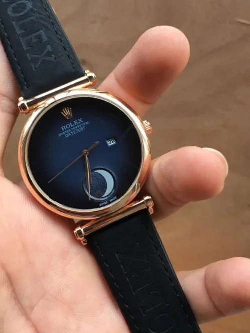 RLX moon Black Dial Analog Men Watch