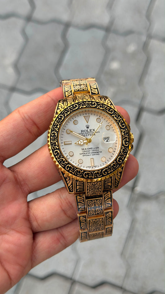 Rol_ex Vinatge Analog Men Watch