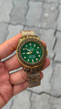 Rol_ex Vinatge Green Dial Analog Watch for Men
