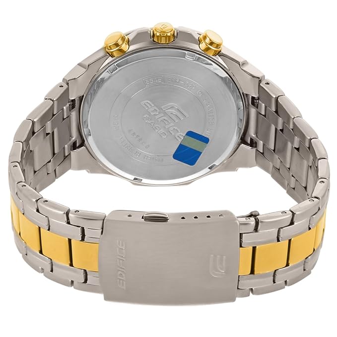 White Dial Gold And Silver Belt Classic Analog Watch For Men