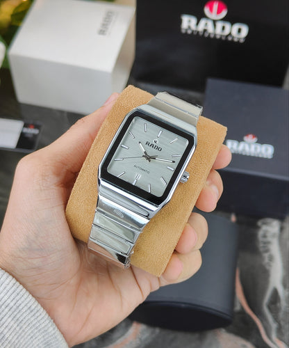 RA_DO SQUARE WRISTWATCH SILVER WHITE DIAL