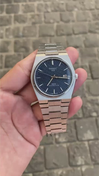 Blue Dial Silver Colour Tissot Watch For Men