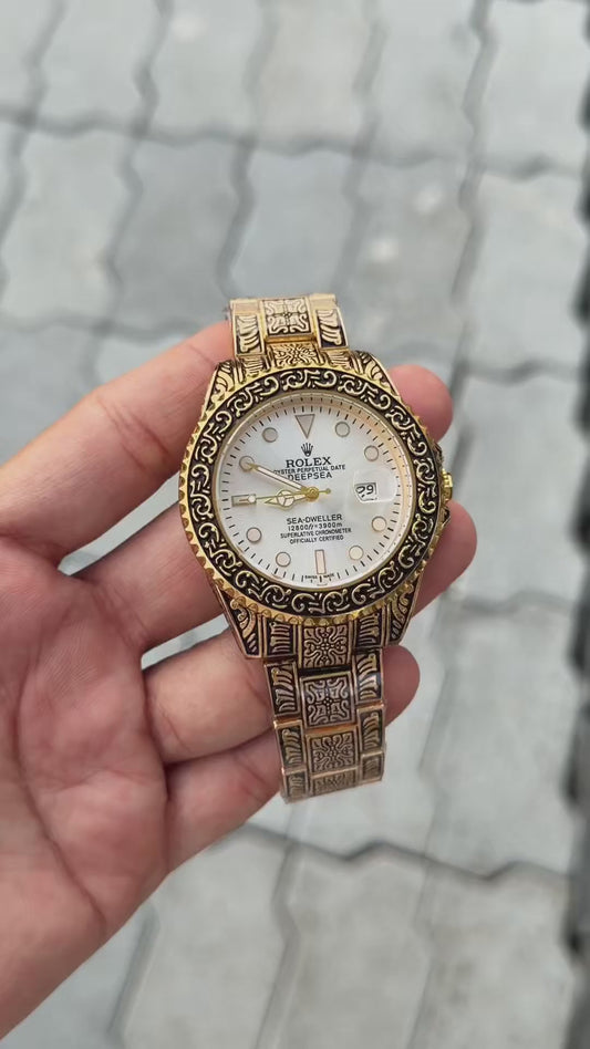 Rol_ex Vinatge Analog Men Watch