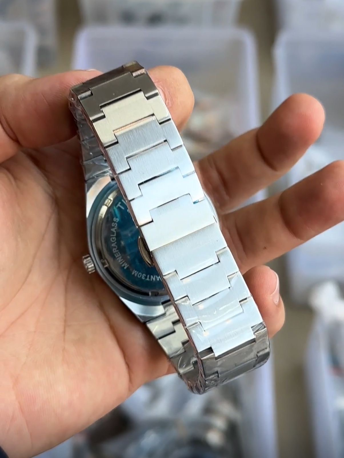 Skyblue Dial Silver Belp Luxurious Prx Watch For Men